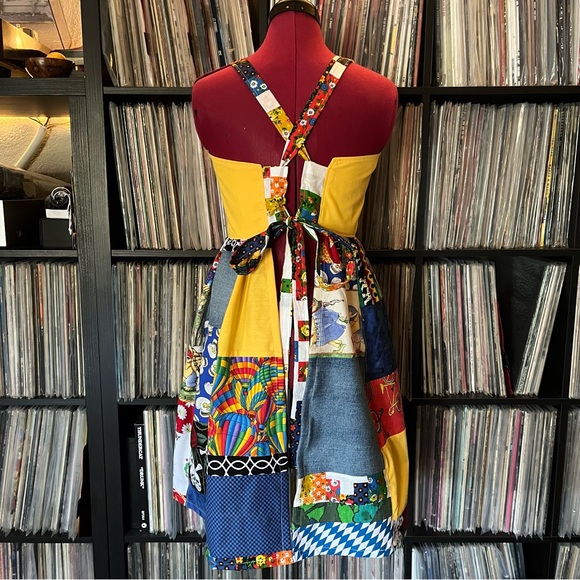 PHISH fishman donut hot air balloon apron top dress Mondegreen ⭕️🌈♻️ Patchwork - Picture 7 of 11